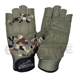 Gants de musculation avec protection des paumes, gants de musculation camouflage pour hommes et femmes, respirants, antidérapants, avec une meilleure adhérence - Product Image 1