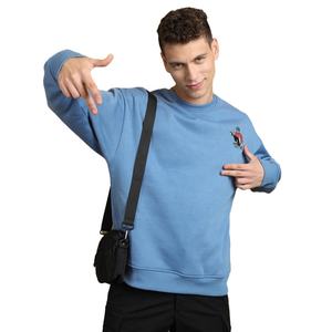 Sudaderas con Capucha de Felpa de Algodón de Alta Calidad para Hombre, Sudaderas con Logotipo Personalizado, Cuello Redondo, Talla Grande, Ropa Personalizada - Product Image 1