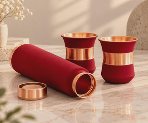 Handmade Copper <b>Water</b> Storage <b>Container</b> with Brass Tap Traditional Copper <b>Water</b> Dispenser for Home Kitchen Restaurant - Product Image 5
