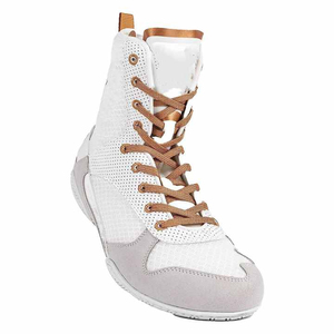Zapatos de Boxeo de Cuero Transpirables con Cierre de Cordones, Hechos a Medida con su Propio Logotipo, de Buena Calidad, Última Colección en Venta - Product Image 3
