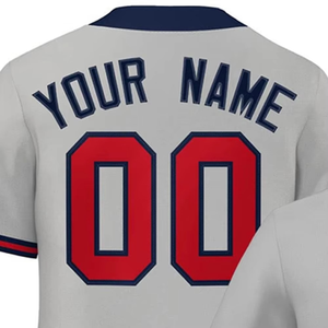 Youth 2 Button <b>Baseball</b> Jersey Solid Polyester Mesh Quick Dry Sublimated Team Name Number Logo OEM <b>Baseball</b> Jersey Manufacturer - Product Image 4