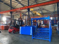 Rack d'entrepôt empilable en acier à palettes Euro robuste de haute qualité à vendre durable et durable