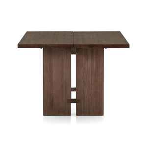 Table à manger rectangulaire en teck massif de luxe pour hôtel contemporain, villa et espaces de restauration fine - Product Image 4