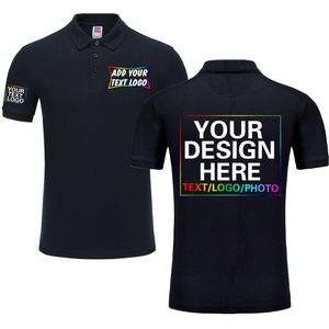 Camiseta Polo Personalizada para Hombre, 100% Algodón, Manga Corta, Cuello Camisero, Impresión de Logotipo, Uniforme al por Mayor - Product Image 1