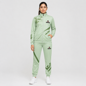 Wholesale OEM Service Pure Material Women Stand Collar Tracksuit Quick Dry Breathable Comfortable Women <b>Track</b> <b>Suit</b> 2026 Model - Product Image 1
