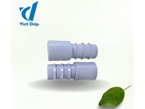 Viet Drip Virgin Plastic ISO Certified Drip <b>Hose</b> Repair Connector 25mm Barb Type for PVC/LDPE Agricultural Irrigation Eco - Product Image 1