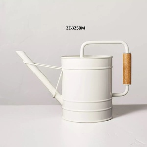 Modern Luxury Watering Can Handmade Brass Finish Indoor <b>Garden</b> Decor-3250M 1.8L Eco-Friendly Metal Watering Can White Powder - Product Image 1