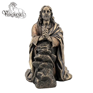 VERONESE DESIGN ST. LAZARUS RELIGIOUS LUXURY EUROPEAN RESIN FIGURINE <b>HAND</b>-PAINTED ARTISTIC HOME DECORATION 10.5x8.5x20.5CM - Product Image 5