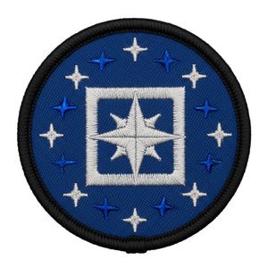 Écusson brodé thermocollant étoile maçonnique, badge rond de la franc-maçonnerie pour vêtements, veste, applique DIY personnalisée - Product Image 1