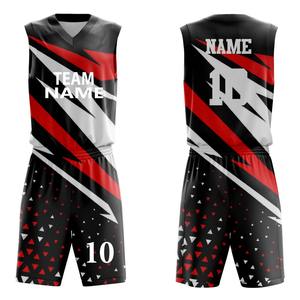 Uniforme de Baloncesto Sublimado Personalizado de la Mejor Calidad, para Hombre, Manga Corta, Anti-UV, 100% Poliéster, Diseño y Logotipo Personalizados - Product Image 2