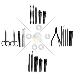 Kit de manucure et pédicure en acier inoxydable de qualité supérieure, coupe-ongles et coupe-cuticules personnalisables, vente en gros OEM - Product Image 2