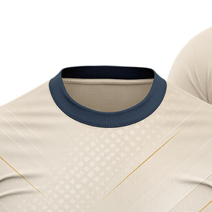 Unisex Round-Neck Soccer Jersey Short Sleeve Sublimated Print Moisture Wicking Lightweight 100% Polyester Geometric Design Front - Product Image 3
