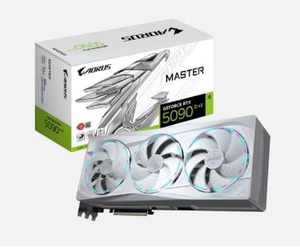 Carte graphique de jeu Gigabyte GeForce RTX 5080 MASTER ICE 16G White Edition PCIE 5.0 GPU, vente en gros 2025 - Product Image 1