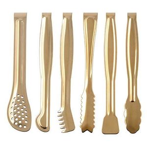 Pinzas para Cubitos de Hielo de Acero Inoxidable con Acabado Plateado Brillante, Pinzas para Cubitos de Hielo y Azúcar para Servir en Bares y Restaurantes - Product Image 2