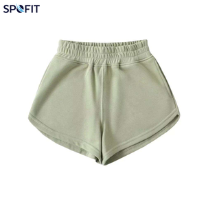 Shorts Deportivos de Algodón Transpirable de Alta Elasticidad para Mujer, Casuales de Verano, Ecológicos, de Secado Rápido, Color Sólido, para Gimnasio, Fitness y Running - Product Image 4