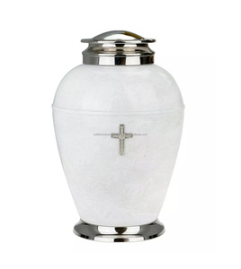 Urnas decorativas de latón para adultos, urnas hechas a mano para urnas funerarias masculinas y femeninas, urnas funerarias de alta calidad - Product Image 2