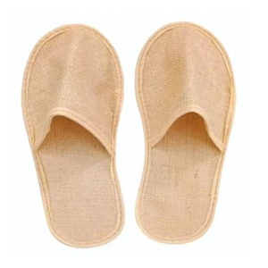 Chaussons d'hôtel en jute de haute qualité, respectueux de l'environnement, pour les équipements hôteliers, exportés dans le monde entier, chaussons de restaurant - Product Image 5