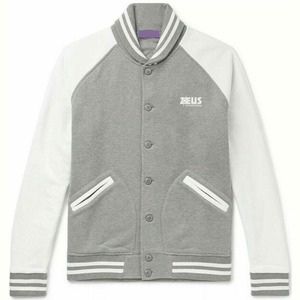 Blouson universitaire pour hommes avec boutons recouverts personnalisés, style décontracté, vente en gros, collection 2026 - Product Image 1