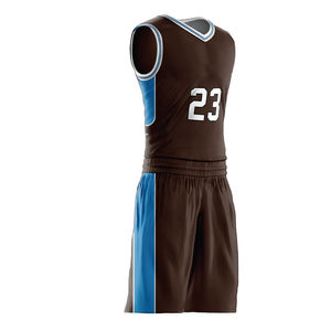 Tenues de basketball homme et femme personnalisables, grandes tailles disponibles, respirantes, 100 % polyester, haute qualité – Meilleures ventes - Product Image 2