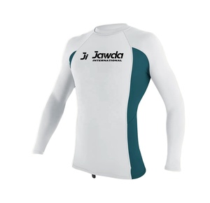 ชุดป้องกันผดผื่นแบบบีบ100% แขนยาวสำหรับผู้ชายผ้าโพลีเอสเตอร์ออกแบบโลโก้ได้ตามต้องการสำหรับผู้ชาย - Product Image 1