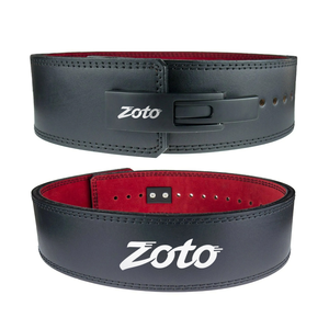 Ceinture de musculation en cuir Zoto, réglable, pour le soutien de la taille, pour l'entraînement en force, équipement de musculation pour hommes - Product Image 1