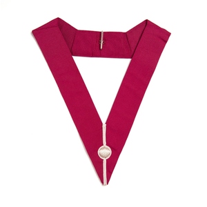 Collier de cérémonie maçonnique de haute qualité, brodé de fils dorés, durable, pour la loge - Product Image 1