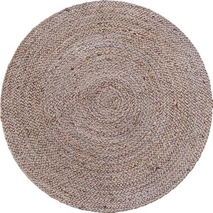 Eye Level Round Jute Area Rug Solid Color Bohemian Style Flat Pile Non Slip Living Room Decor Spot Clean - Product Image 6