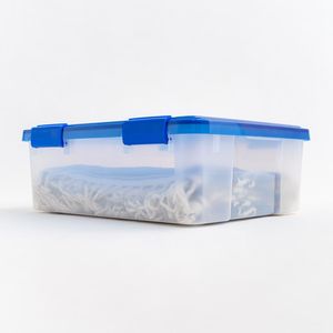 26 Qt. Clear <b>Plastic</b> <b>Storage</b> <b>Bins</b> with Airtight Sealed Lids 4-Pack - Product Image 3