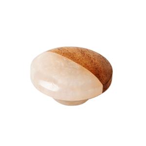 Bouton de porte en marbre chic, circulaire, 38 mm, pierre, poli miroir, couleur, forme et taille personnalisées, fabriqué en Inde - Product Image 1