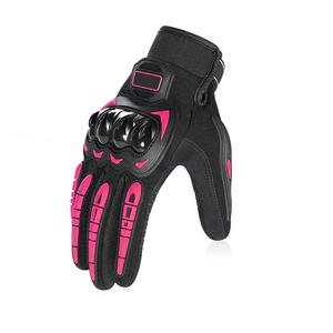 Gants de course cycliste en cuir fabriqués au Pakistan, design personnalisé, haute qualité, imperméables, antidérapants, compatibles écran tactile, doigts entiers - Product Image 5
