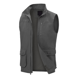Premium Quality Men Canvas <b>Vest</b> Luxury Finish Style Waistcoat Custom Logo Tailored Fit Sleeveless Top For Casual Outfits Layer - Product Image 1