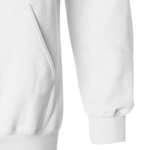 Sweat-shirt à capuche blanc à manches longues, imprimé graphique, décontracté, pour femme, avec poignets côtelés, idéal pour le sport et le quotidien - Product Image 4