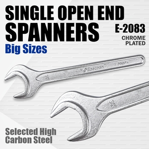 Eastman single Open End Spanner E-2005 Metric Measurement System Recessed <b>Wrench</b> - Product Image 5
