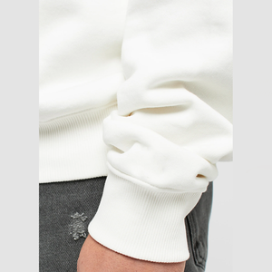 Vente en gros de sweats à capuche streetwear pour hommes, en coton, à épaules tombantes, coupe oversize, personnalisables, grammage lourd, unis, 2023 - Product Image 4