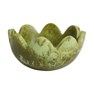Bol à fruits décoratif haut de gamme, pièce d'appoint en résine, bol de luxe moderne, accessoire de décoration intérieure sophistiqué, bol de décoration moderne - Product Image 1