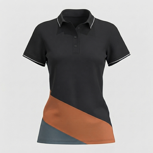 Polo Personalizado con Logotipo y Diseño para Mujer, Transpirable, al por Mayor, Último Estilo, Secado Rápido, Manga Corta, Calidad Superior - Product Image 1