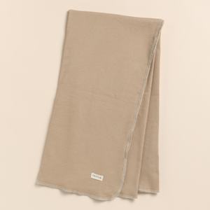 Couverture pour bébé de couleur latte en bambou biologique de qualité supérieure - Product Image 4