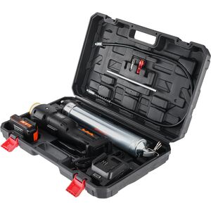 Pistolet à graisse sans fil professionnel 20 volts, kit haute pression 10 000 PSI avec tuyau de 39 pouces, pistolet à graisse électrique alimenté par batterie - Product Image 3