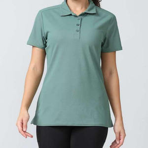 เสื้อโปโลคุณภาพสูง ผ้าฝ้าย 100% สั่งทำได้ตามต้องการ ชุดลำลอง ปักโลโก้ พิมพ์ลาย เสื้อยืดผู้หญิง - Product Image 1