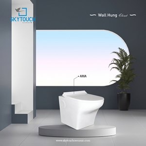 WC suspendu mural de qualité, carré, monobloc en céramique, écologique, avec siphon en P ou en S, réservoir encastré, design minimaliste, équipement de salle de bain - Product Image 2