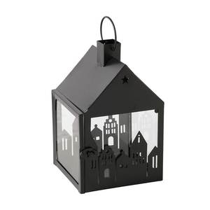 Farol de Metal Negro para el Hogar, Portavelas de Hierro para Decoración del Hogar, Diseño Duradero - Product Image 4