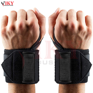 สายรัดข้อมือแบบสั่งทำพิเศษสำหรับยกน้ำหนัก เพาเวอร์ลิฟติ้ง ฟิตเนส ครอสฟิต ช่วยพยุงมือ - Product Image 2