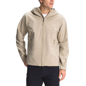 New Fashion Style <b>Lightweight</b> Coated Stand Windproof Waterproof Windbreaker <b>Jacket</b> Latest Design Solid Color Full Zipper Style - Product Image 1