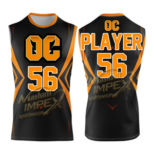 Latest Design Custom Flag Football 7v7 <b>Compression</b> Hooded Jerseys for Adult Flag Football 7 7 Uniforms Spandex/Polyester - Product Image 4