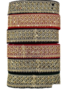 Encaje de algodón bordado de calidad premium hecho con hilos de algodón suaves y duraderos. - Product Image 4