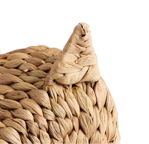 Cesta de Jacinto de Agua con Forma de Alpaca y Tapa Desmontable, Organizador de Juguetes de Mimbre para Guardar Animales de Peluche, Contenedor para Guardería - Product Image 2