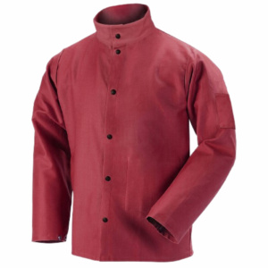 Veste de sécurité industrielle en tissu de coton perforé traité FR, haute performance, certifiée CE, imperméable, résistante à la chaleur 500-1000°C - Product Image 2