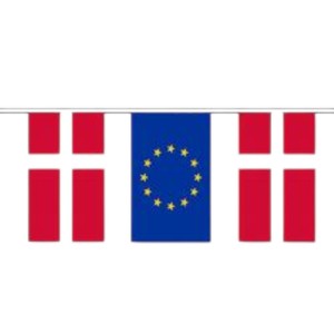 Drapeaux triangulaires imprimés numériquement écologiques Swim Academy ATF01, mât en aluminium, bannières sportives en polyester durable, bleu - Product Image 2
