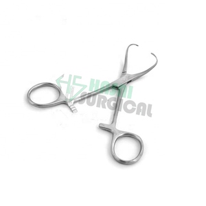 Pinces à serviettes de haute qualité Backhaus, 10 pièces, plaquées or, instruments chirurgicaux en acier inoxydable par Hasni Surgical - Product Image 1