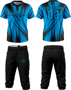 Nouveauté : Vêtements de sport personnalisés avec nom imprimé, tissu 100% polyester, meilleur prix, uniforme de softball - Product Image 1